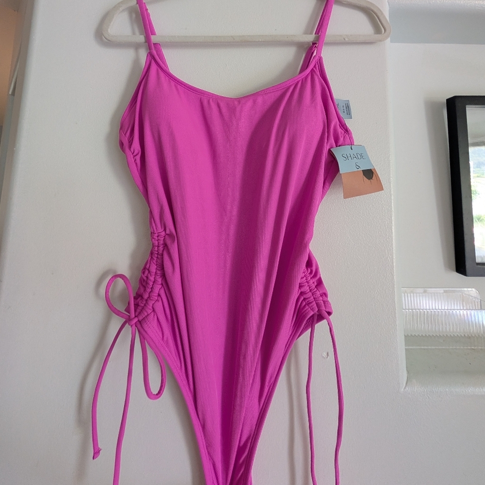 Shade & Shore Vibrant Pink Swimsuit